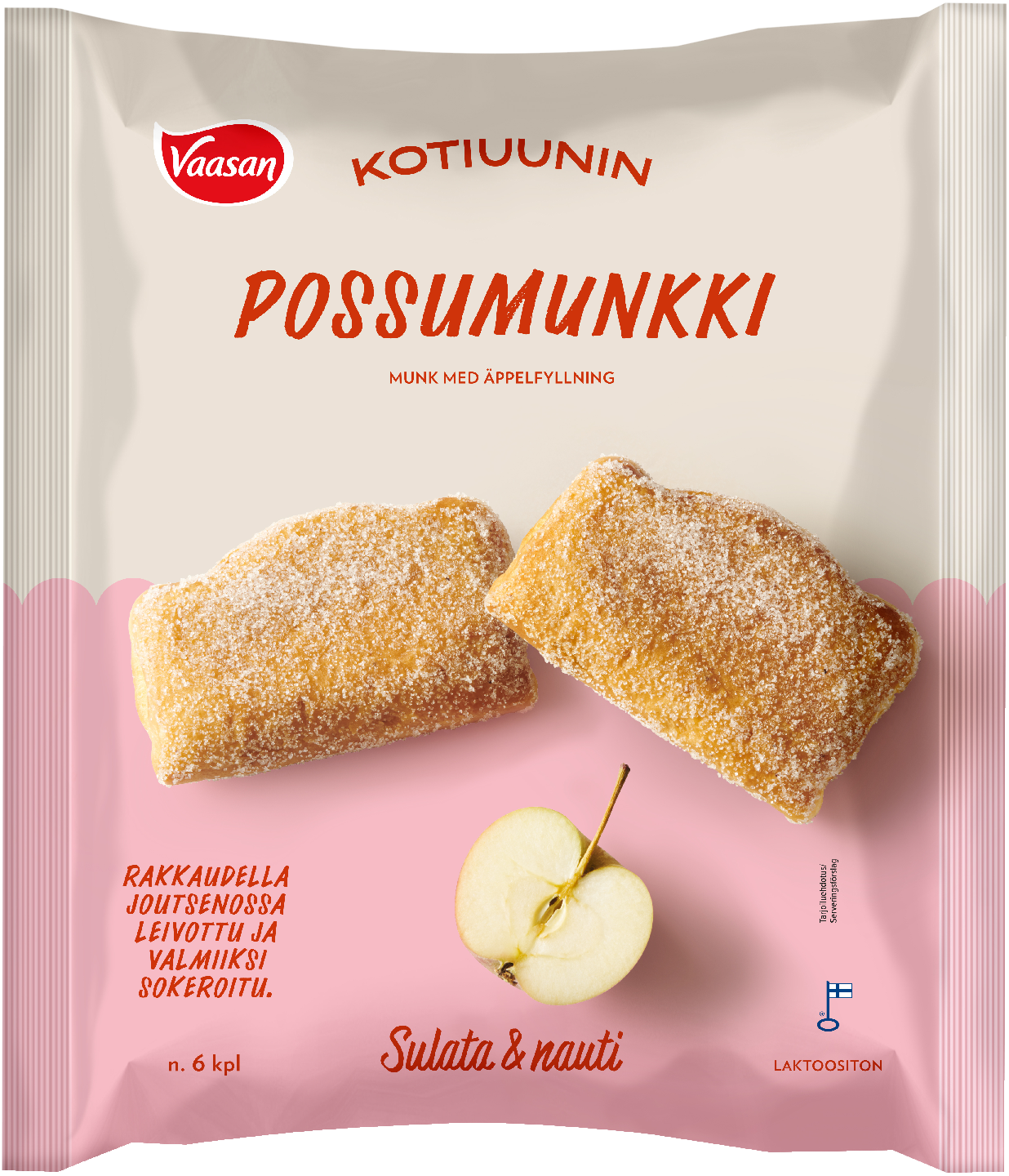 Vaasan Kotiuunin possumunkki 6kpl/420g pakaste