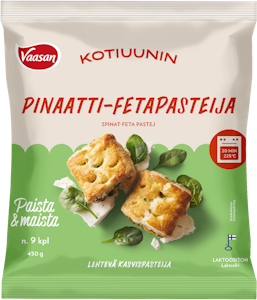 Vaasan Kotiuunin pinaatti-fetapasteija 9kpl/450g