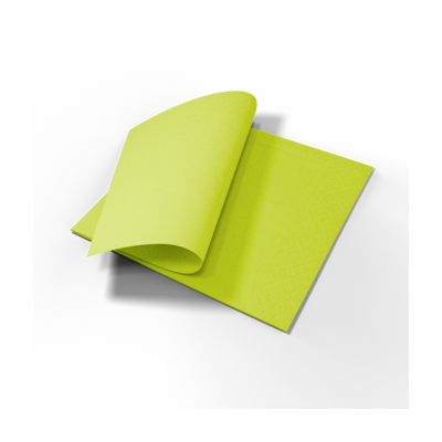 Softlin Basic lime lautasliina 24cm 2-krs 1/4 100kpl