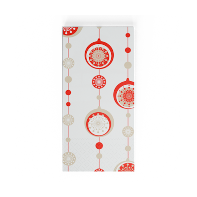 Softlin Basic Joulupallot lautasliina 39cm 2-krs 1/8 100kpl