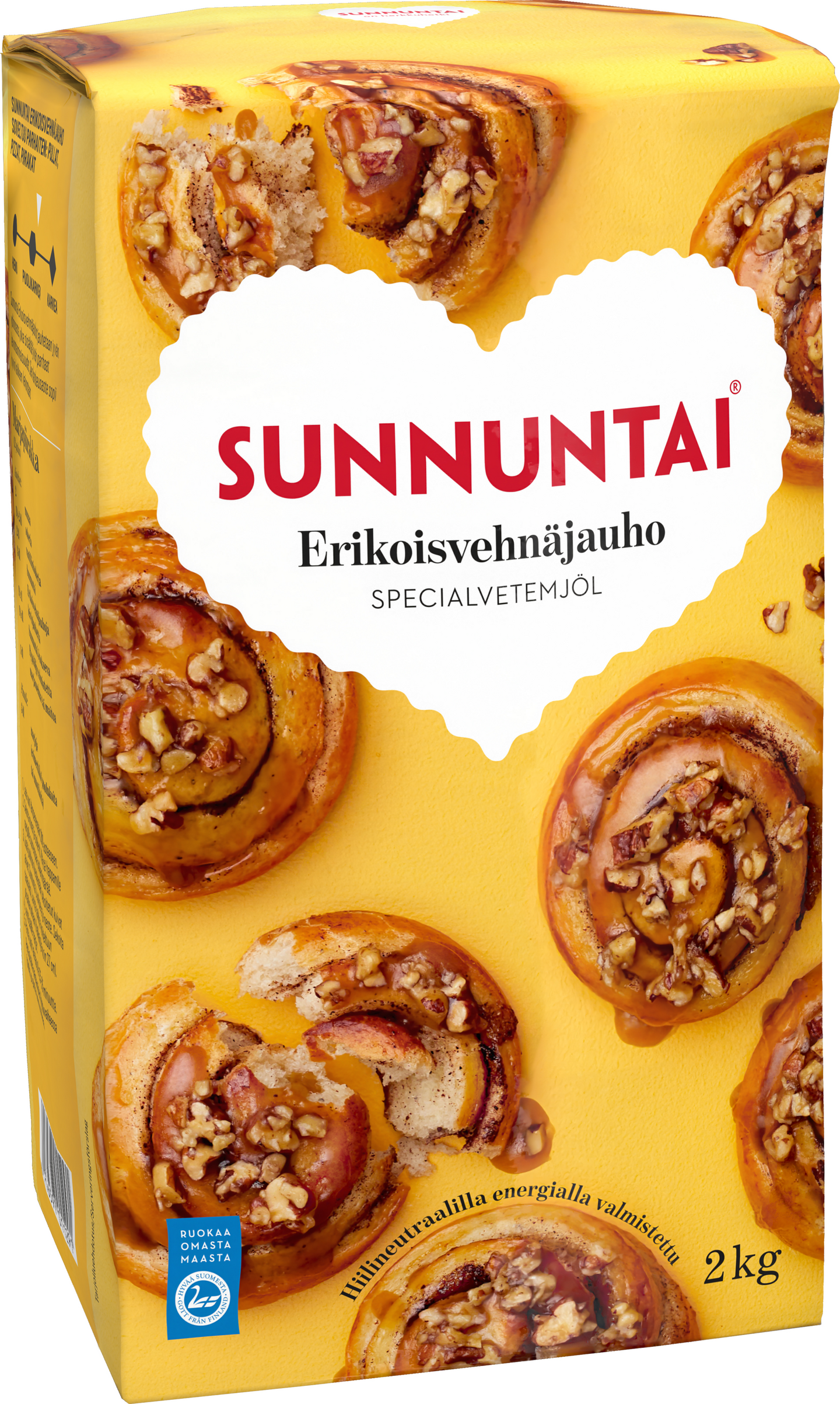 Sunnuntai erikoisvehnäjauho 2kg PUOLILAVA