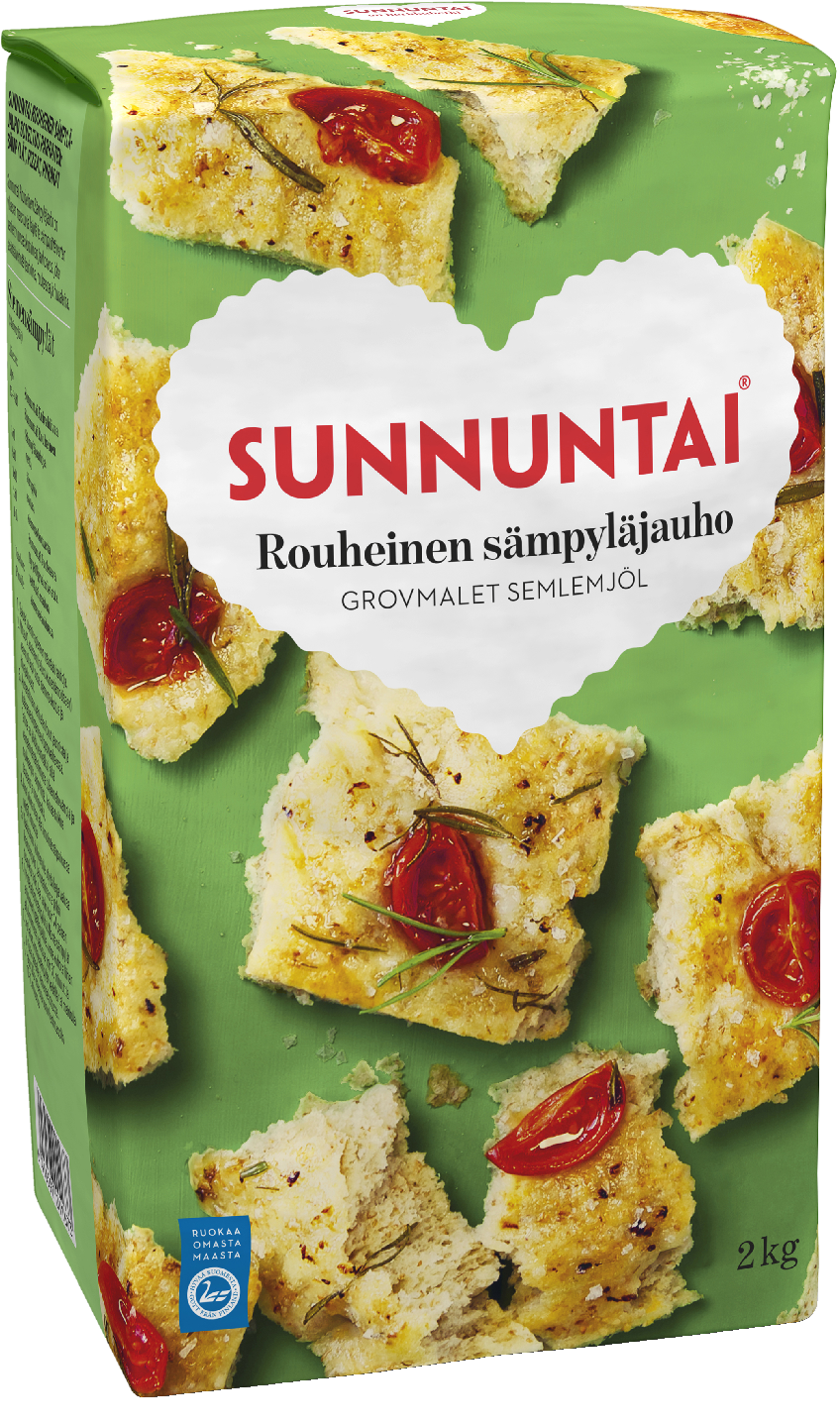 Sunnuntai rouheinen sämpyläjauho 2kg