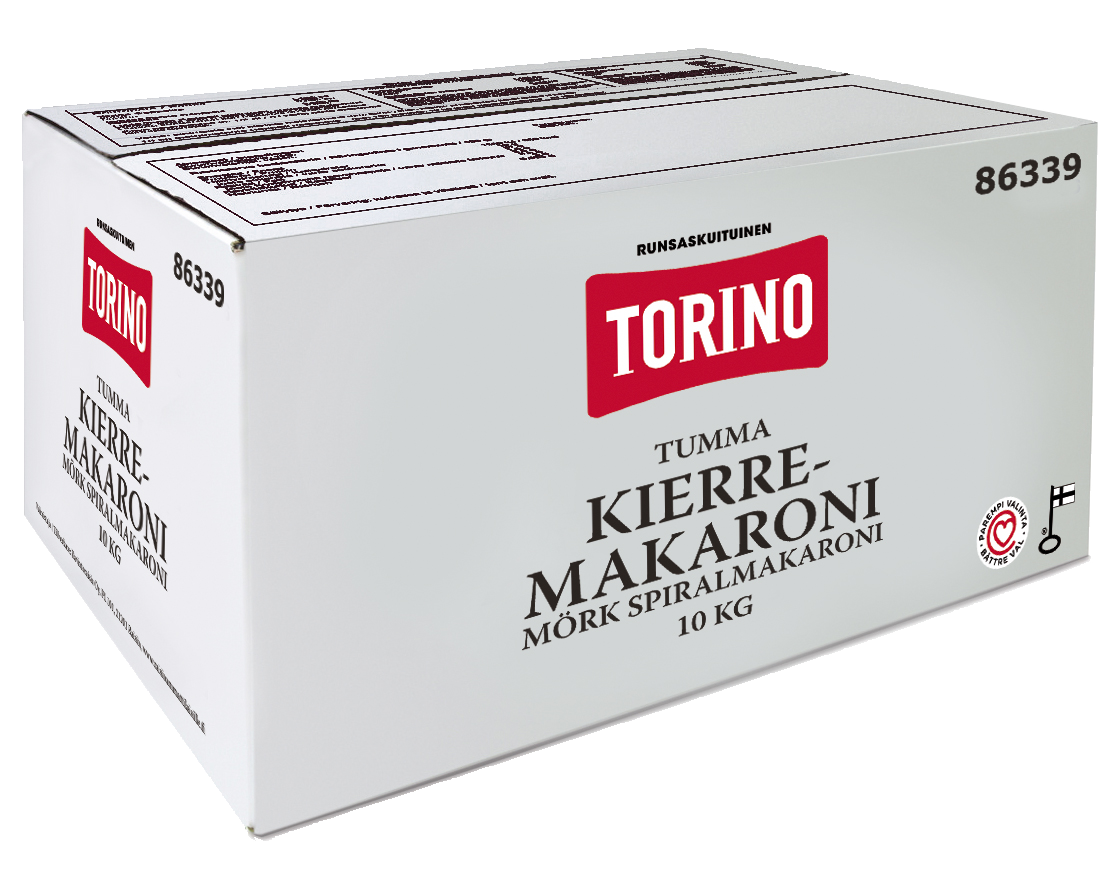 Torino tumma kierremakaroni 10kg