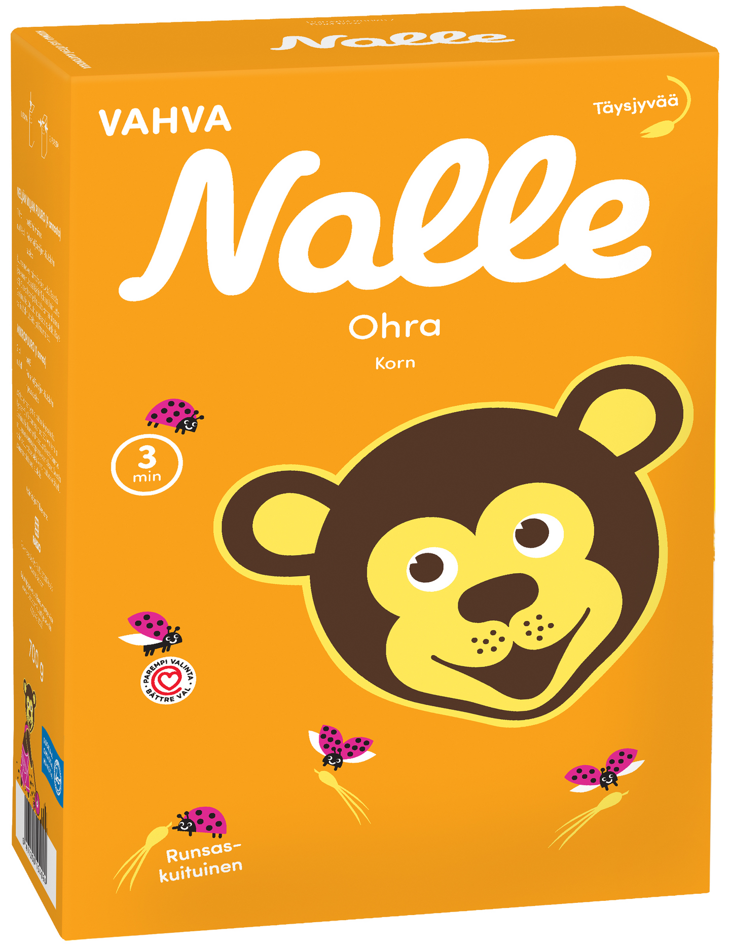 Nalle ohra täysjyvähiutale 700 g