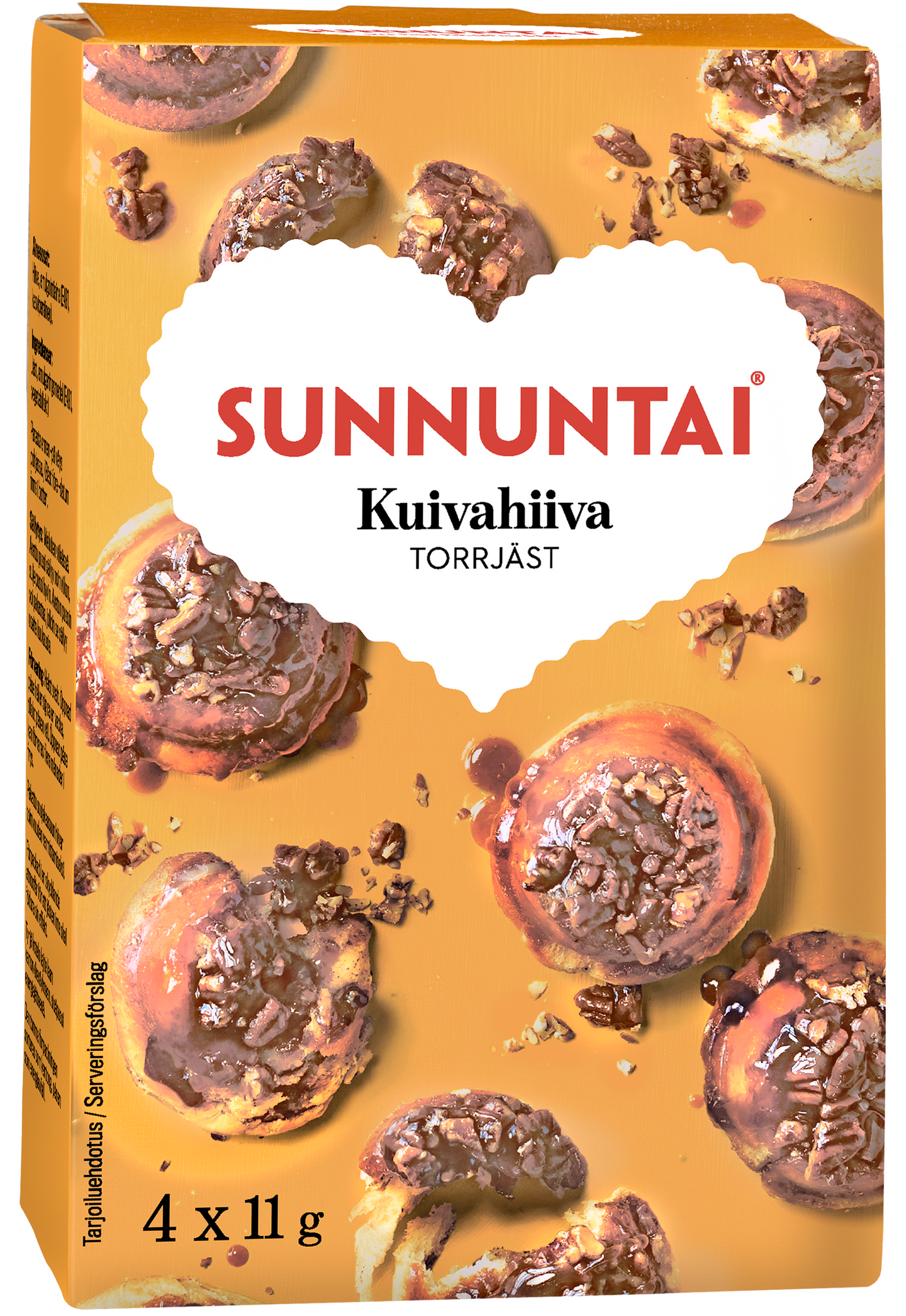 Sunnuntai kuivahiiva 4x11 g