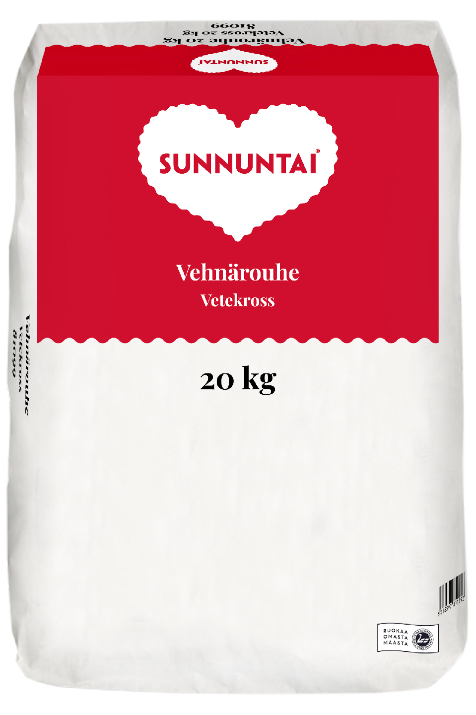 Sunnuntai vehnärouhe 20kg