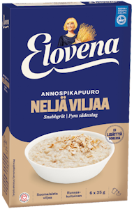 Elovena 6x35g annospikapuuro neljä viljaa