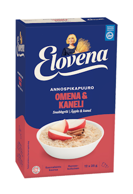 Elovena 12x35g annospikapuuro omena-kaneli
