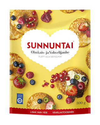 Sunnuntai ohukais- ja vohvelijauhe 300 g