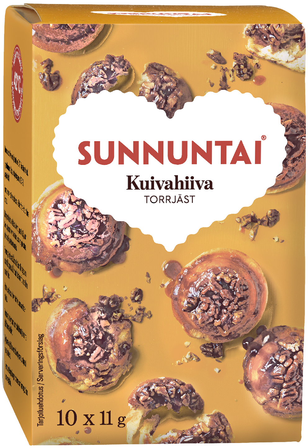 Sunnuntai kuivahiiva 10x11 g