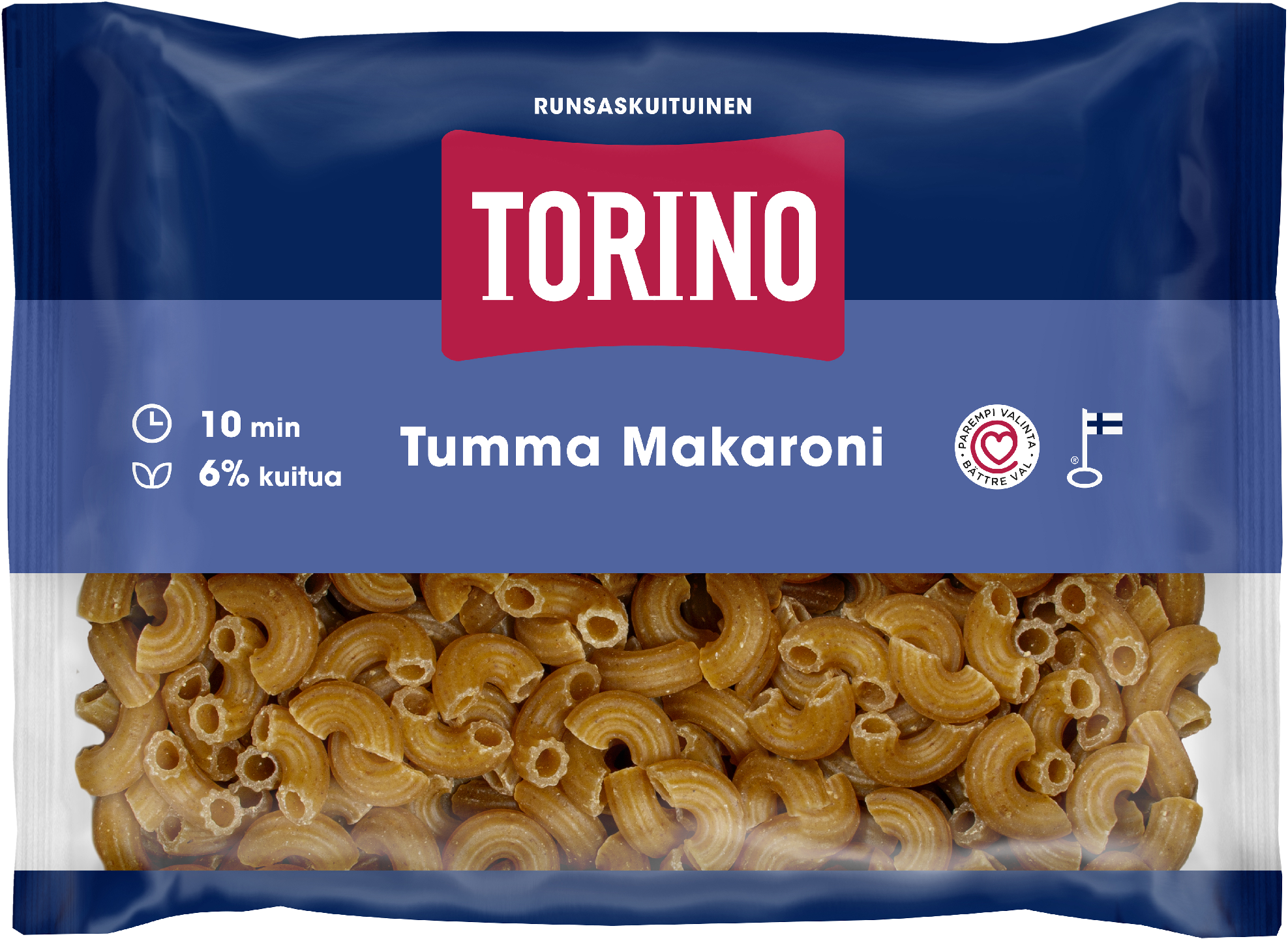 Torino tumma makaroni 400 g — HoReCa-tukku Kespro