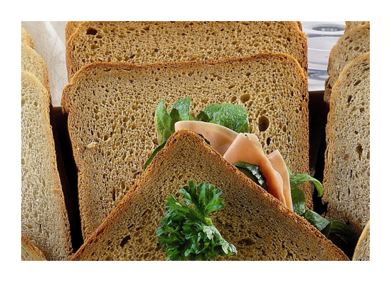 Rollfoods brown-sandwich viipaloitu vehnäsekaleipä 1200g pakaste