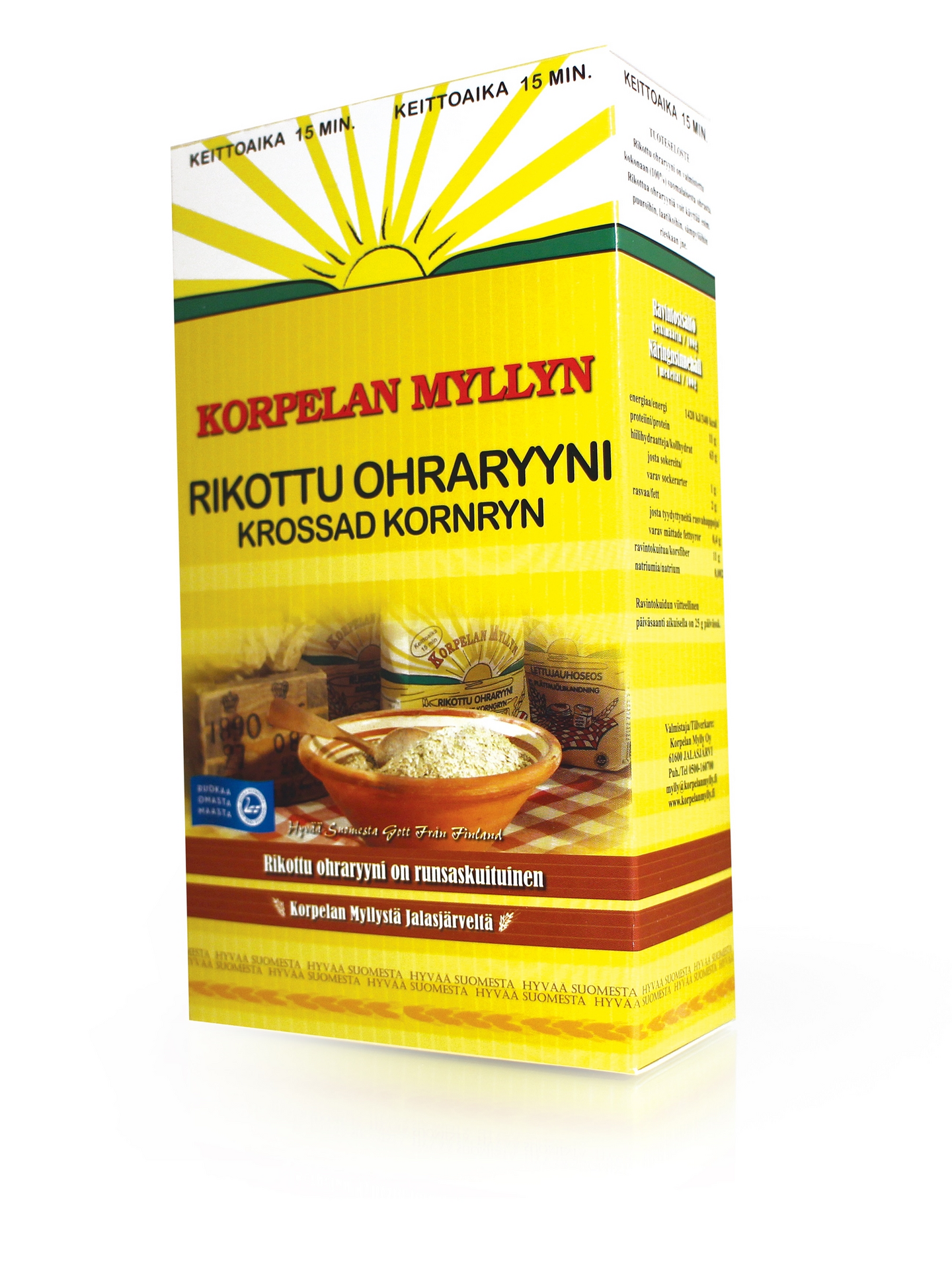 Korpelan Myllyn rikottu ohraryyni 500 g