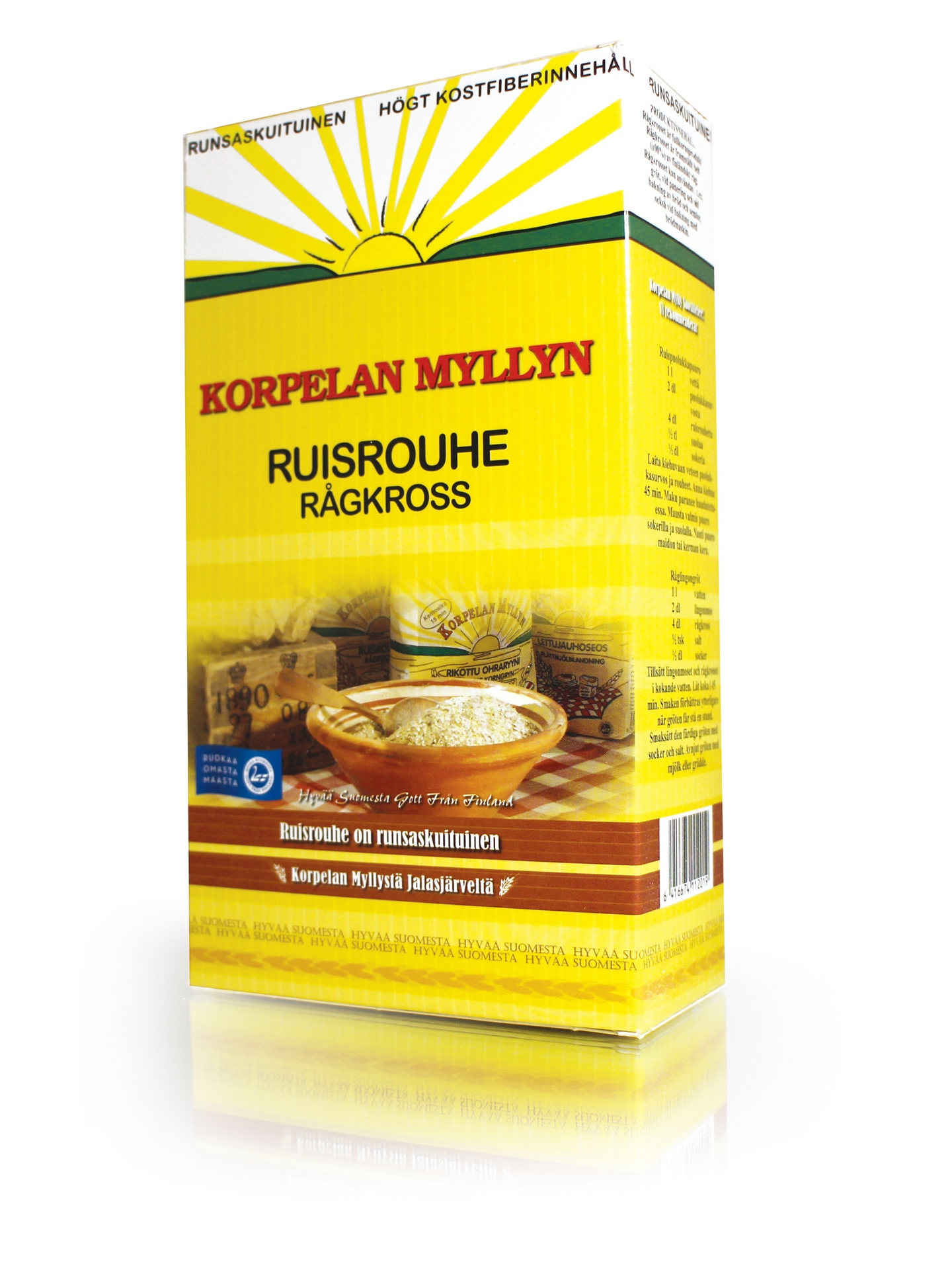 Korpelan Mylly Ruisrouhe 450 g