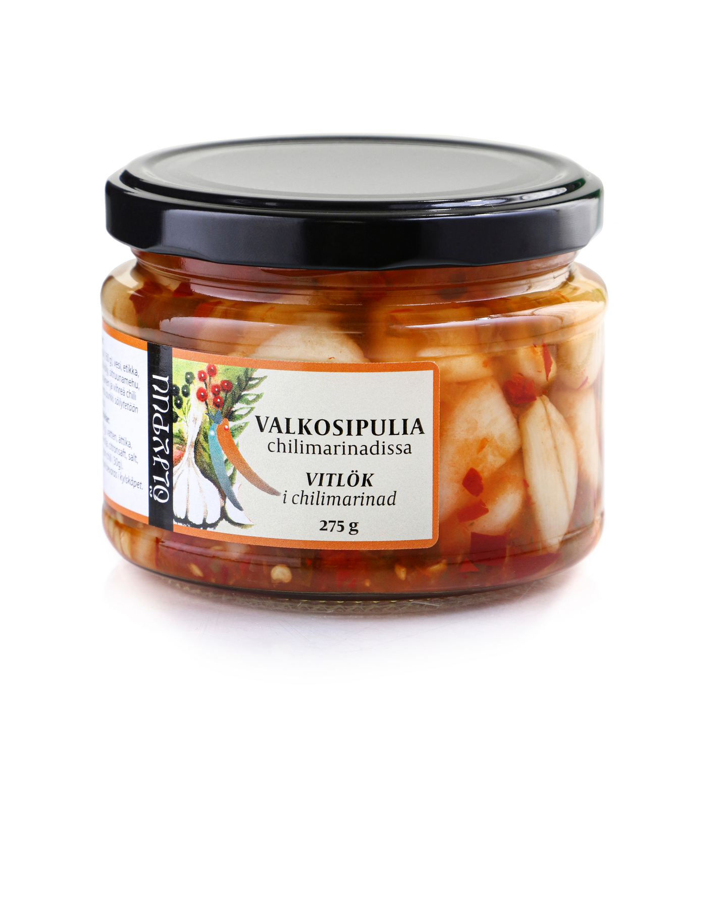 Öljypuu Valkosipulia chilimarinadissa 275g/160g