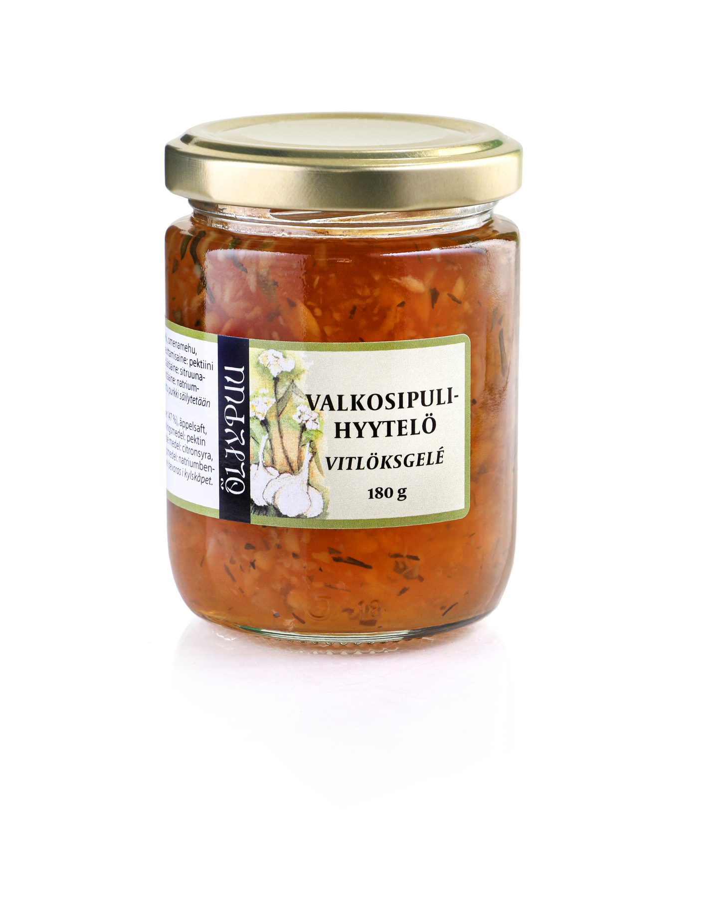 Öljypuu Valkosipulihyytelö 180g