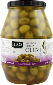 Filos vihreä oliivi kivetön 3/1,5 kg mammouth