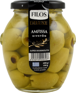 Filos Deluxe vihreä oliivi 400/190g kivetön