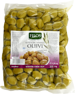 Filos vihreä oliivi kivetön 1,25/ 1kg