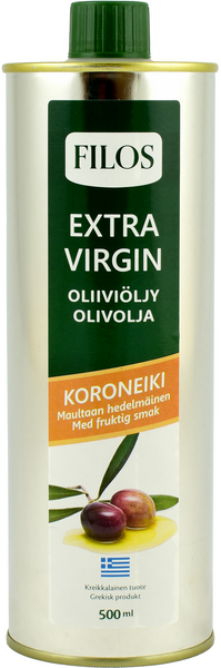 Filos koroneiki ekstra-neitsytoliiviöljy 500ml