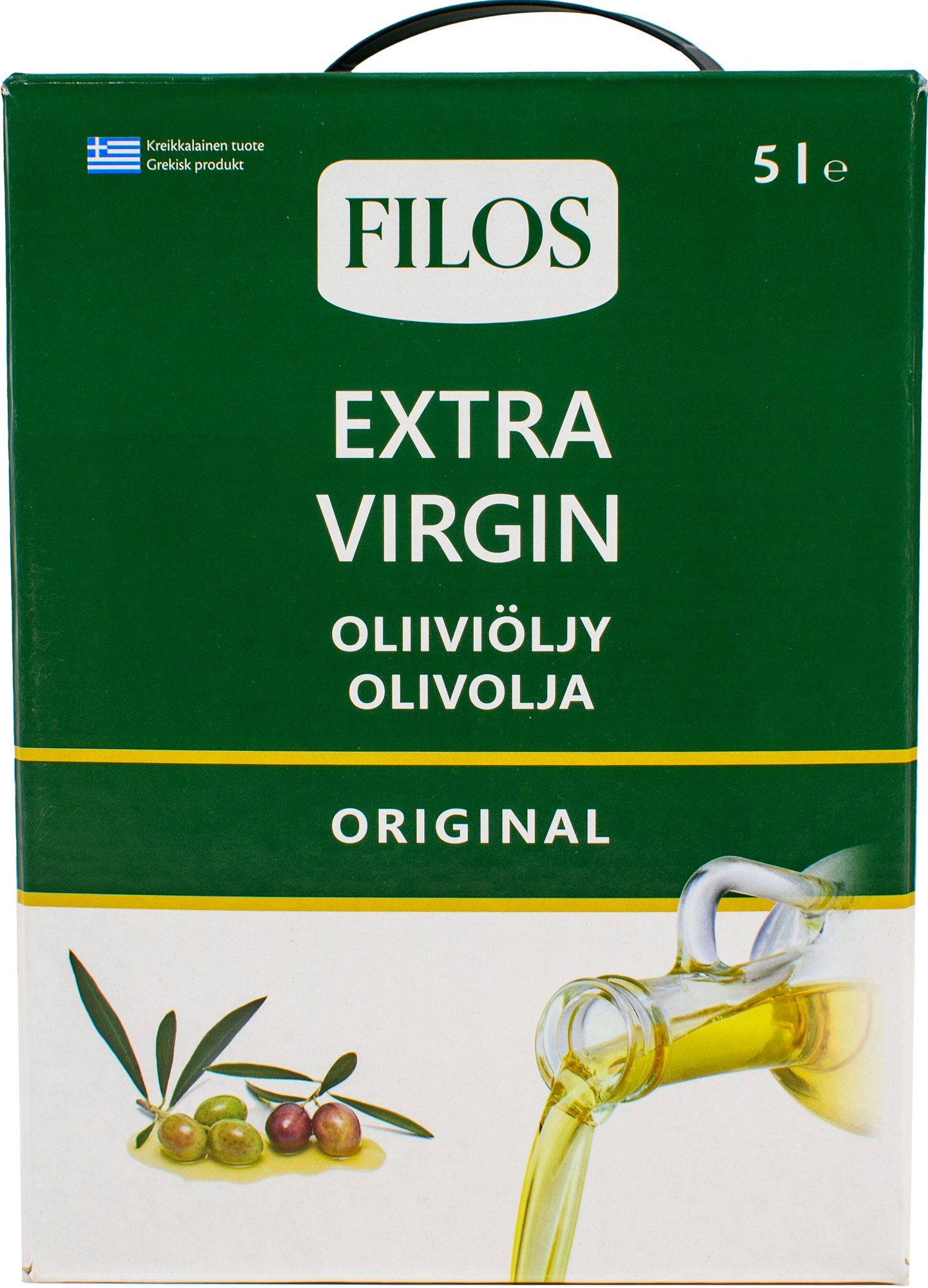 Filos original ekstra-neitsytoliiviöljy 5 l BiB