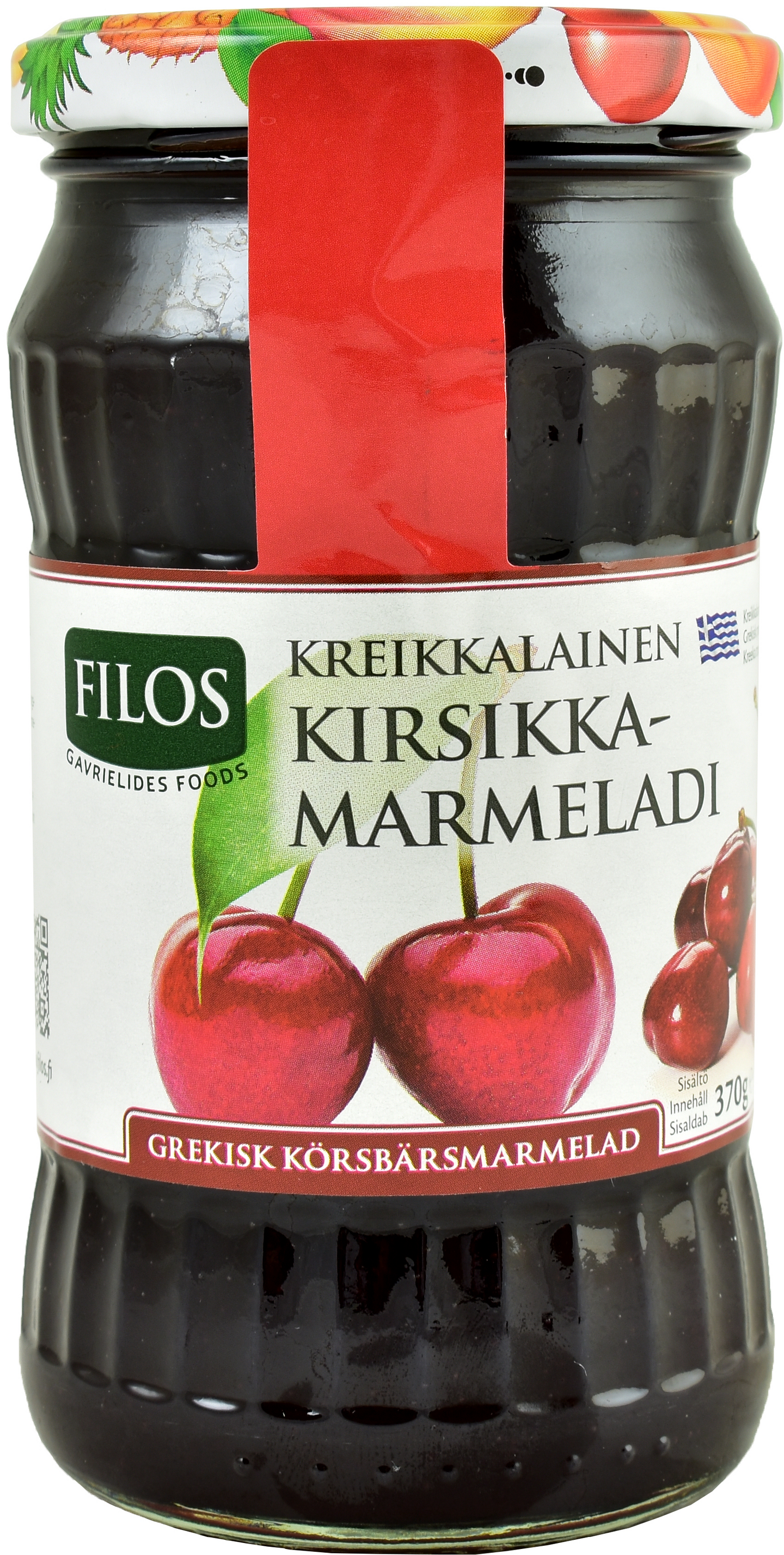 Filos kreikkalainen kirsikkamarmeladi 370g