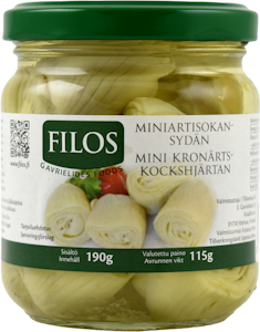 Filos miniartisokansydän 190/115g