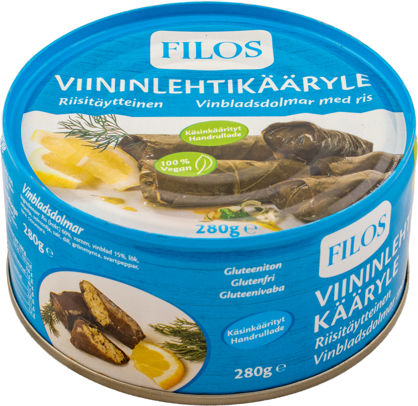 Filos riisitäytteinen viininlehtikääryle 280g