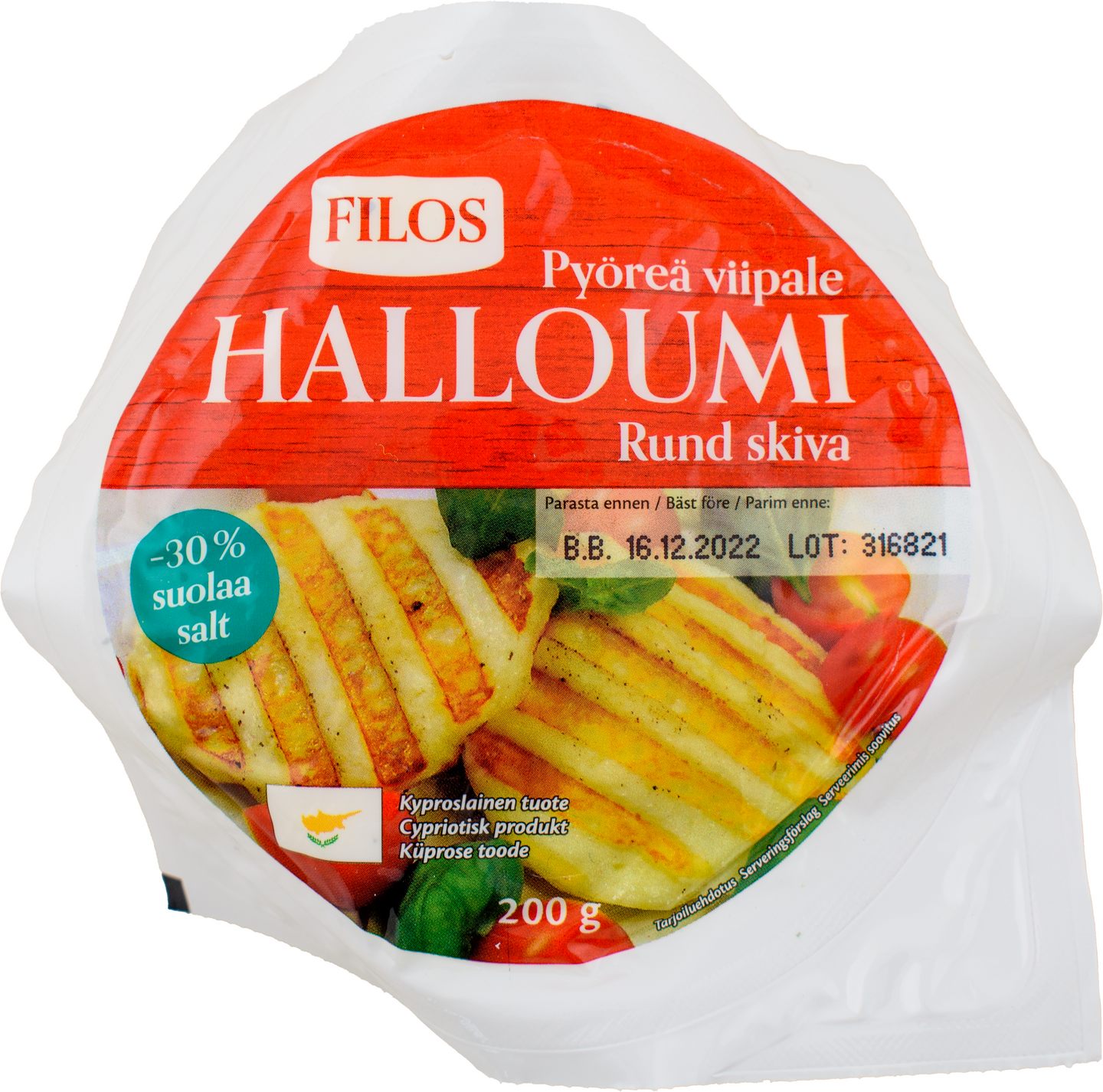 Filos halloumijuusto 200g pyöreä