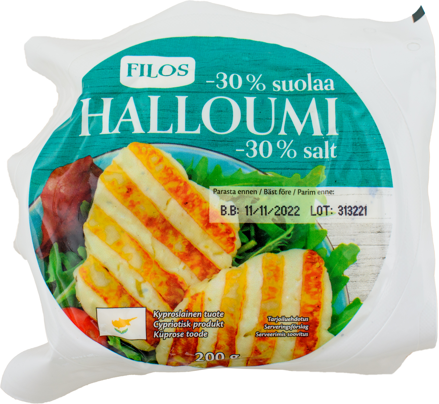 Filos 200g halloumi -30% suolaa 200g