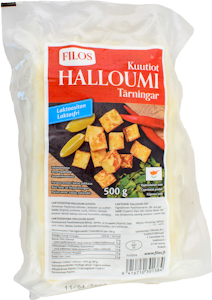 Filos halloumi-kuutiot 500g laktoositon