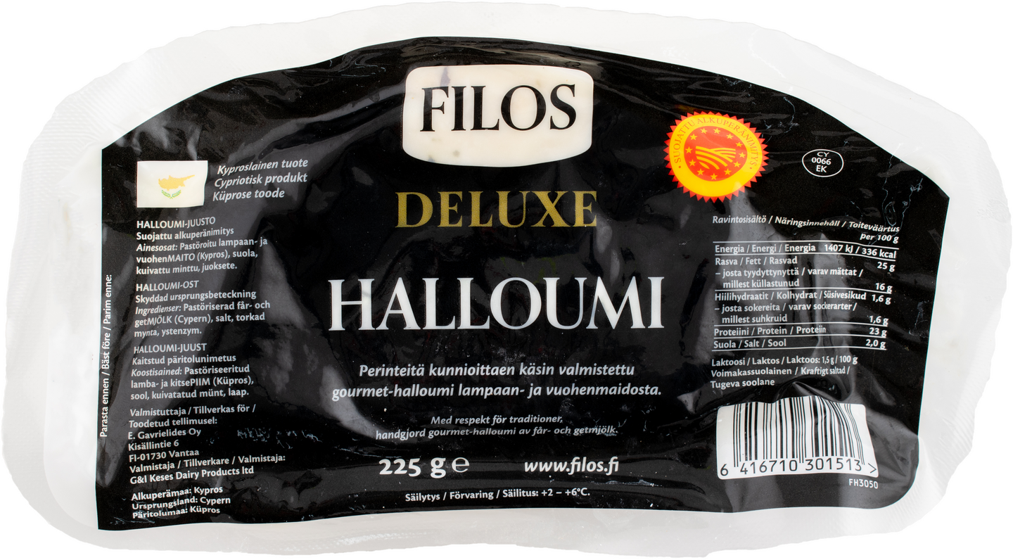 Filos deluxe halloumi-juusto 225g PDO
