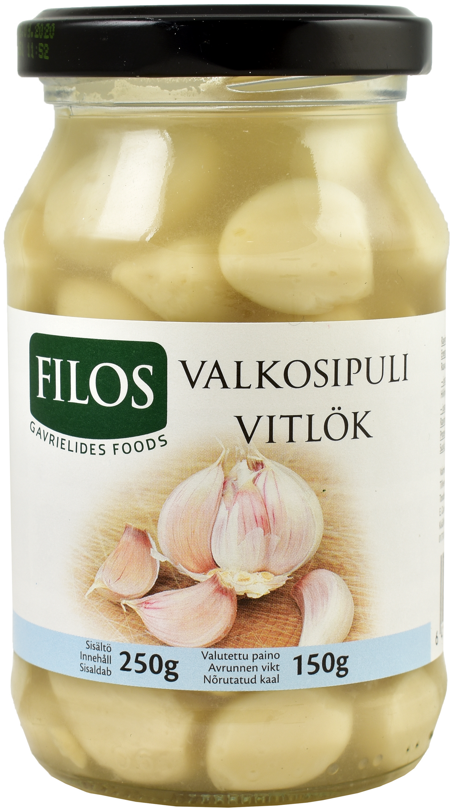 Filos valkosipulinkynsi 250/150g mieto