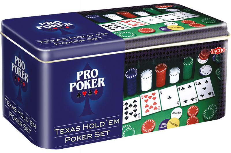 Tactic ProPoker Texas Hold'em pokerisetti metallirasiassa