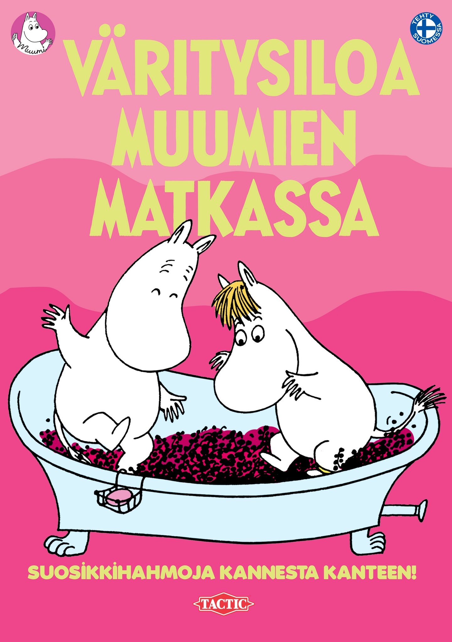 Tactic Muumi Väritysiloa muumien matkassa värityskirja