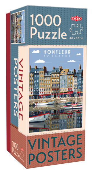 Tactic Vintage Posters Normandy palapeli 1000 palaa