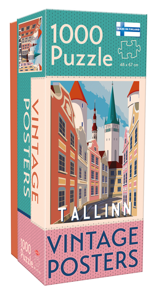 Tactic 1000 palaa Vintage Cities Tallinn palapeli