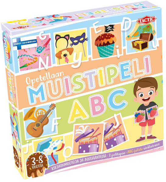 Tactic Opetellaan muistipeli ABC lastenpeli | K-Ruoka Verkkokauppa