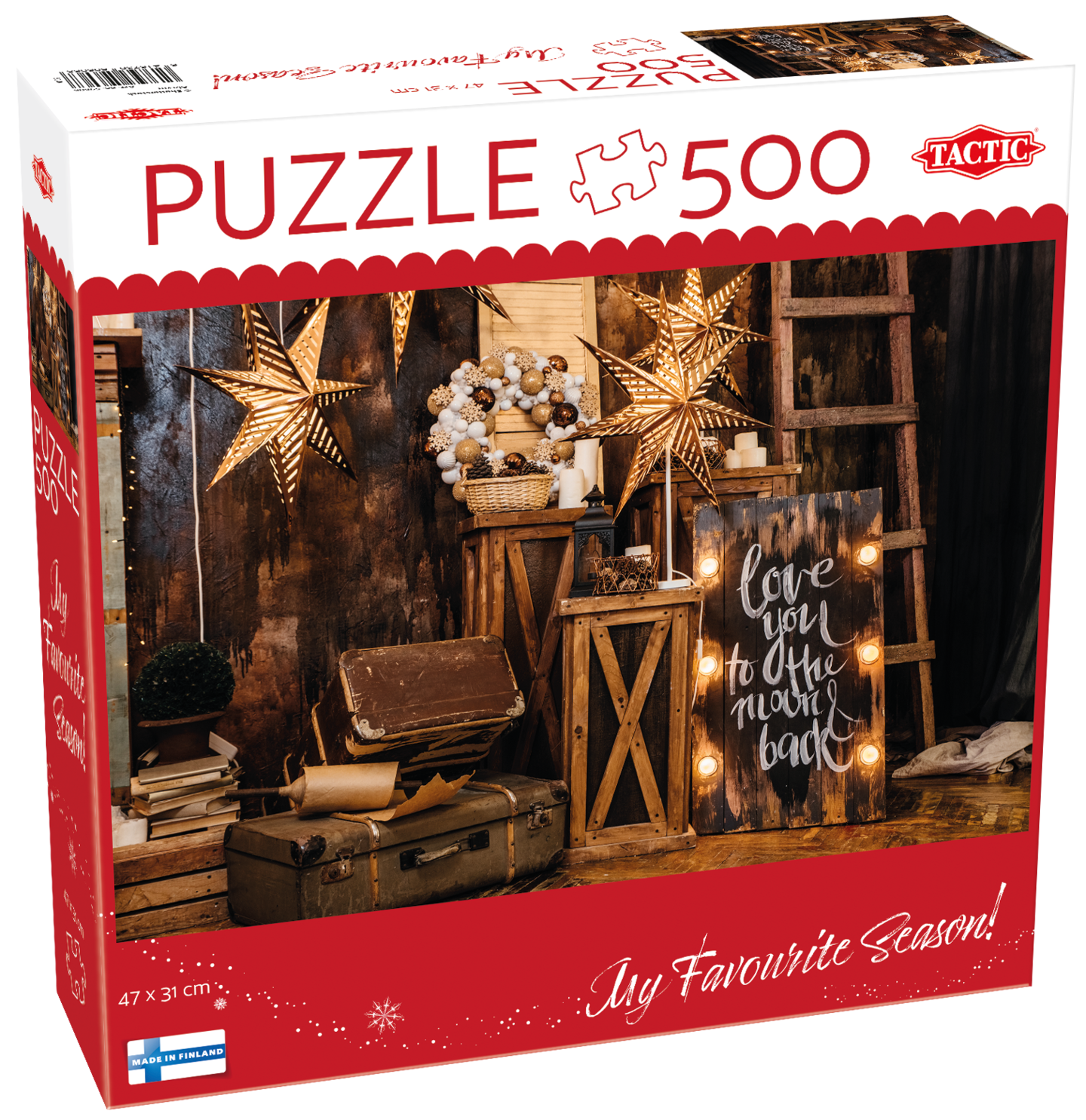 Tactic Christmas decorations palapeli500