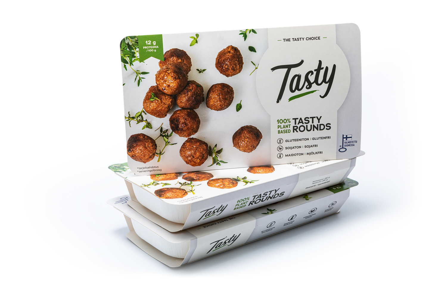 Tasty Rounds vegaaninen pyörykkä 280g raakapakaste