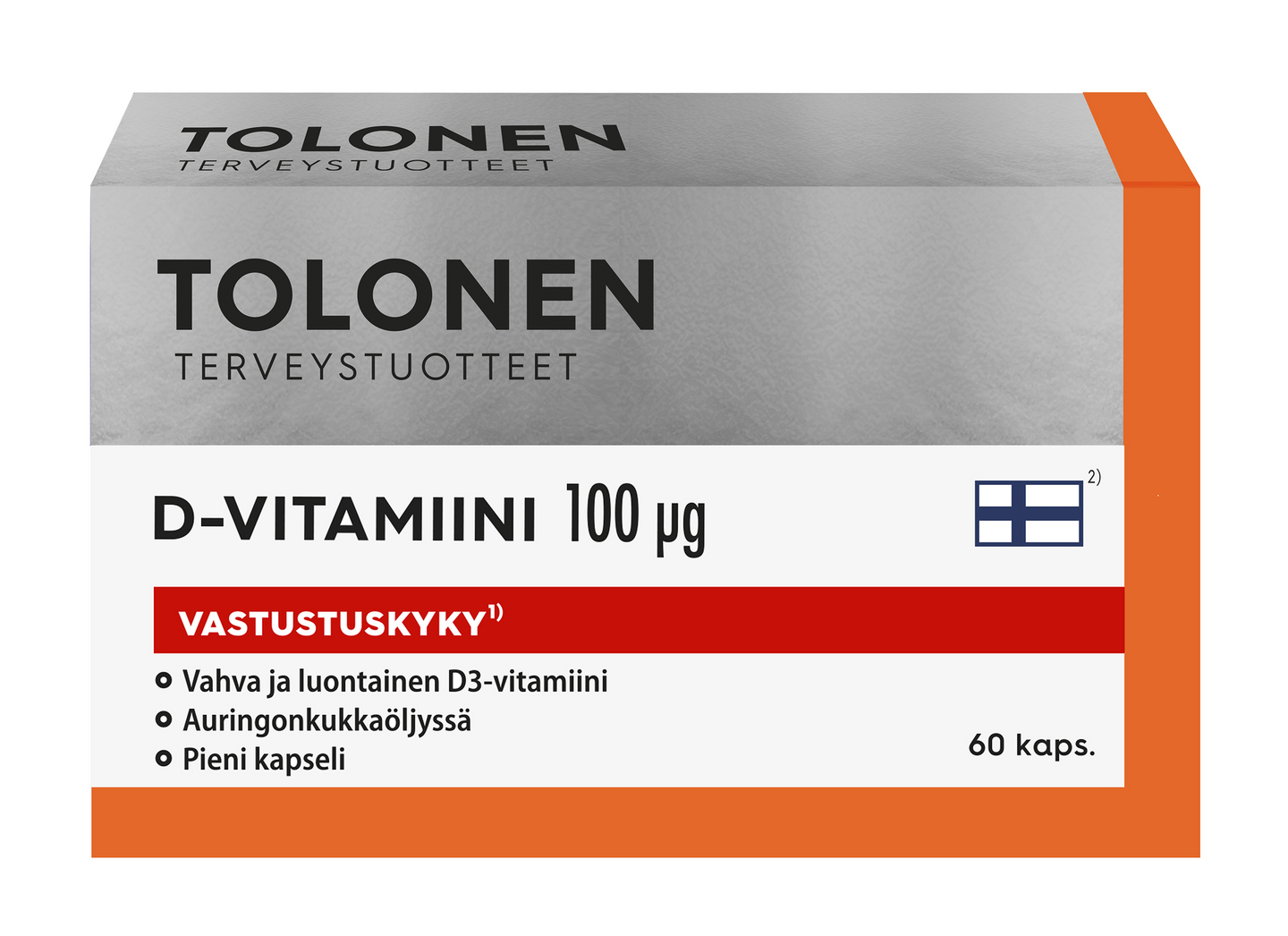 Tri Tolonen D-vitamiini 100µg 60 kapselia