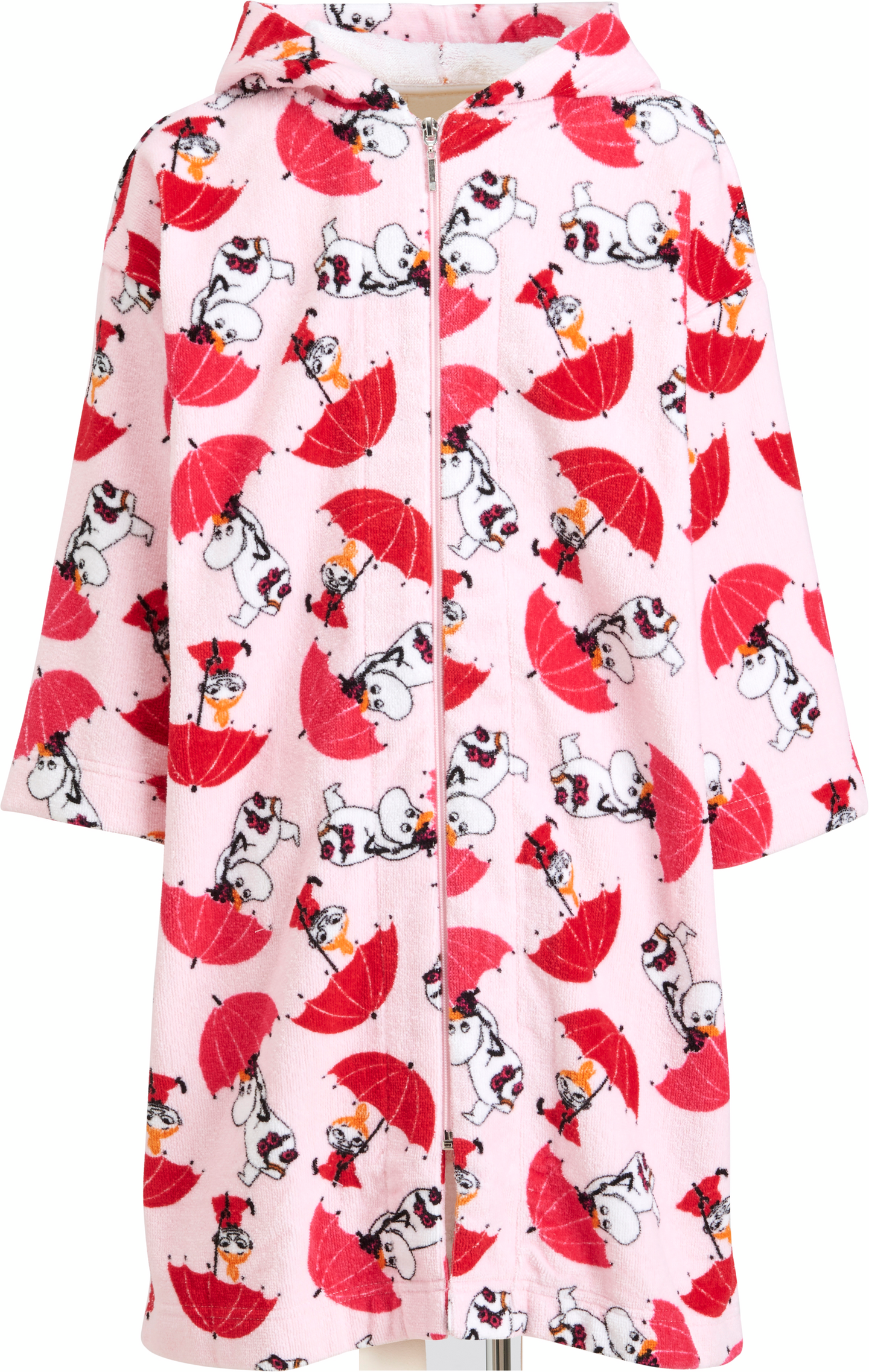 Muumi lasten kylpytakki Pisarat vaaleanpunainen