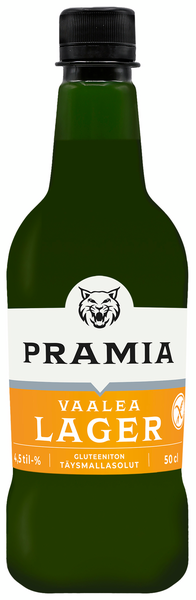 Pramia Lager olut 4,5% 0,5l gluteeniton