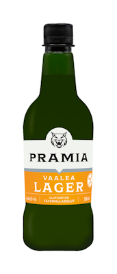 Pramia Lager olut 4,5% 0,5l gluteeniton