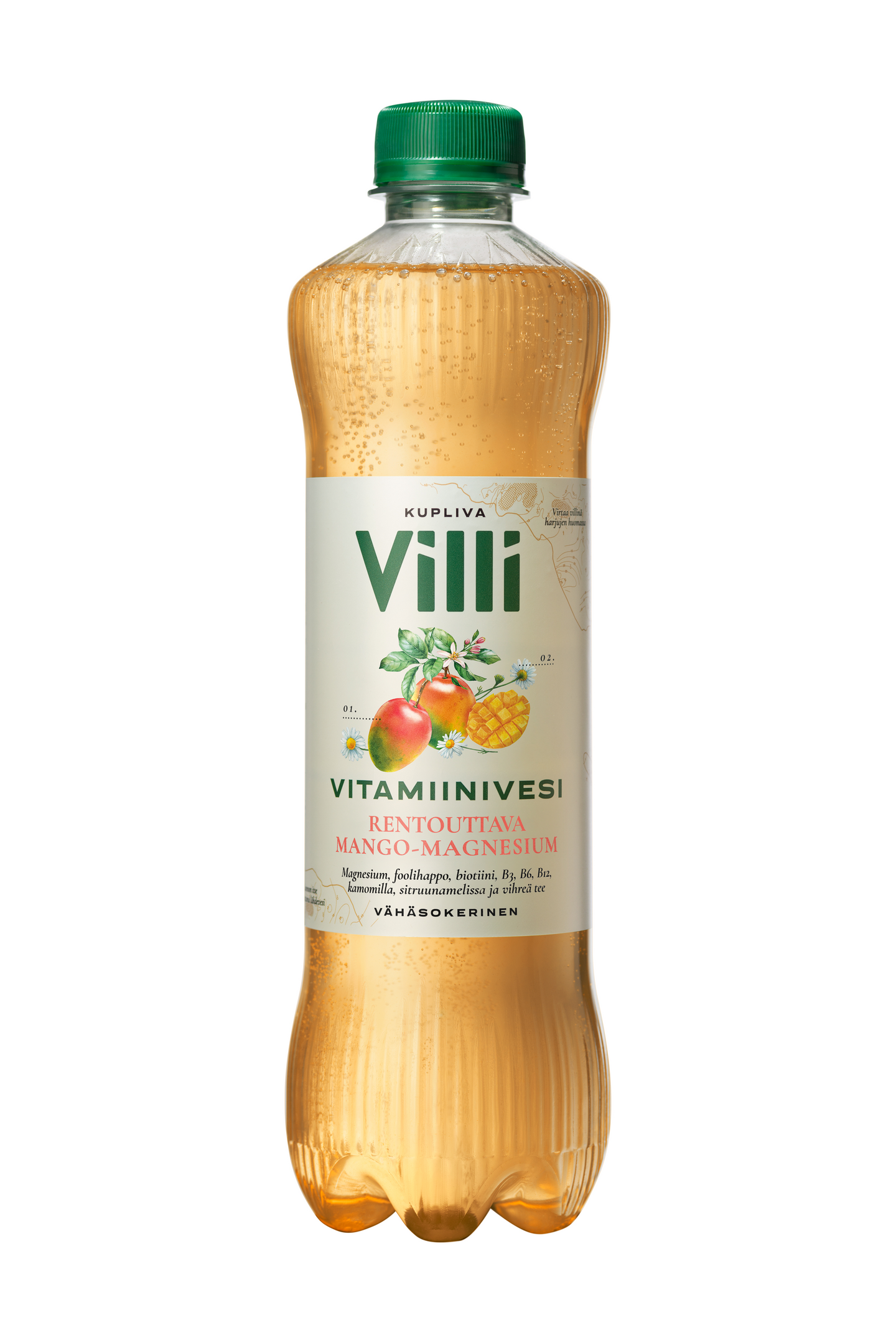 Villi vitamiinivesi mango-magnesium 0,5l