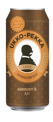 Ukko-Pekka alkoholiton lager 0,5% 0,5l