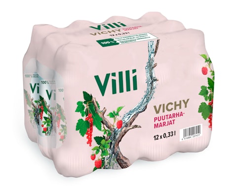 Villi Vichy puutarhamarjat 0,33l 12-pack