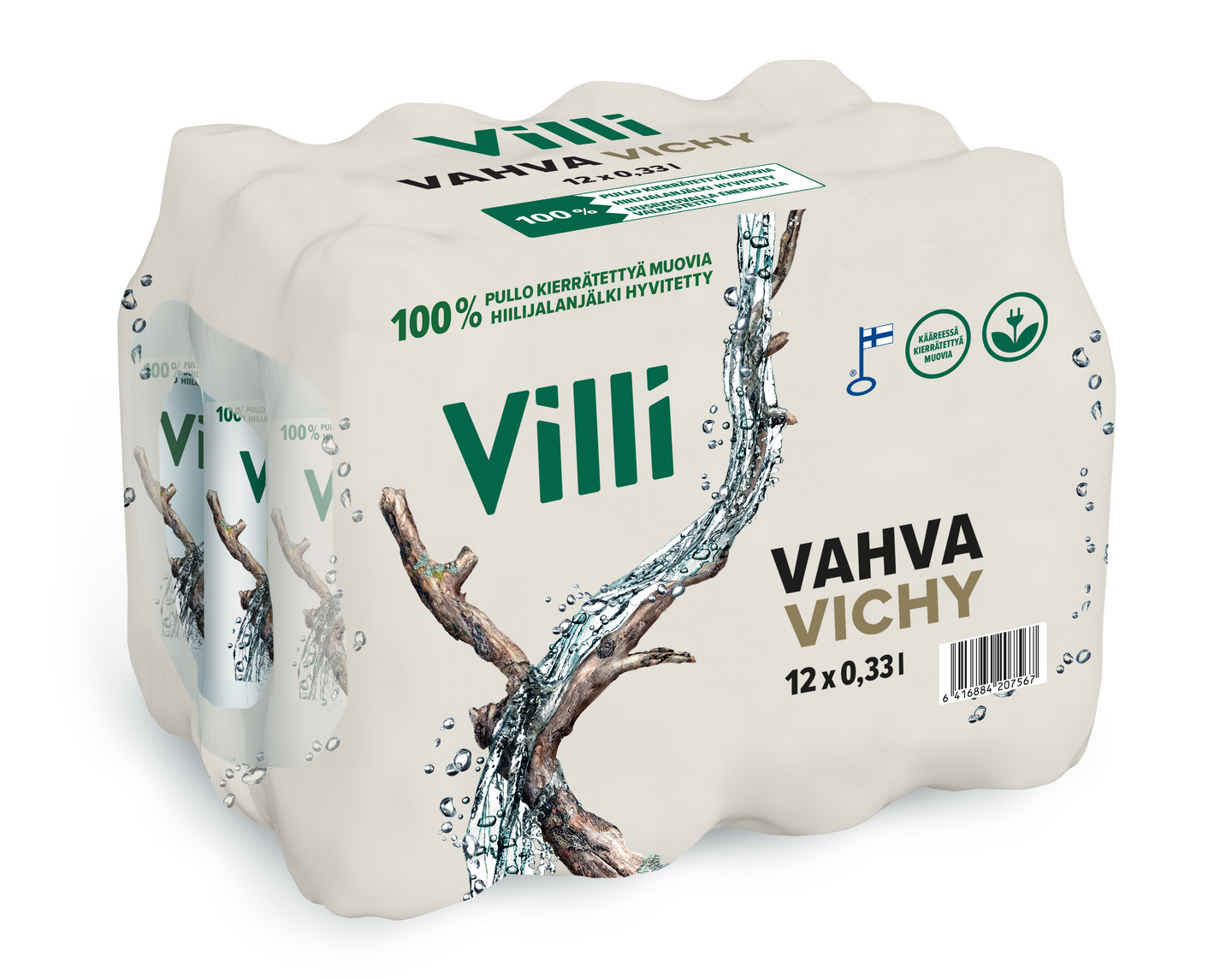 Villi Vahva Vichy 0,33l 12-pack PUOLILAVA