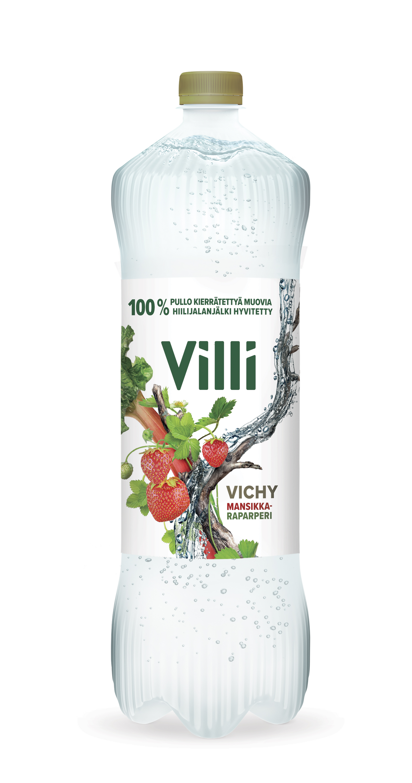 Villi Vichy mansikka-raparperi 1,5l