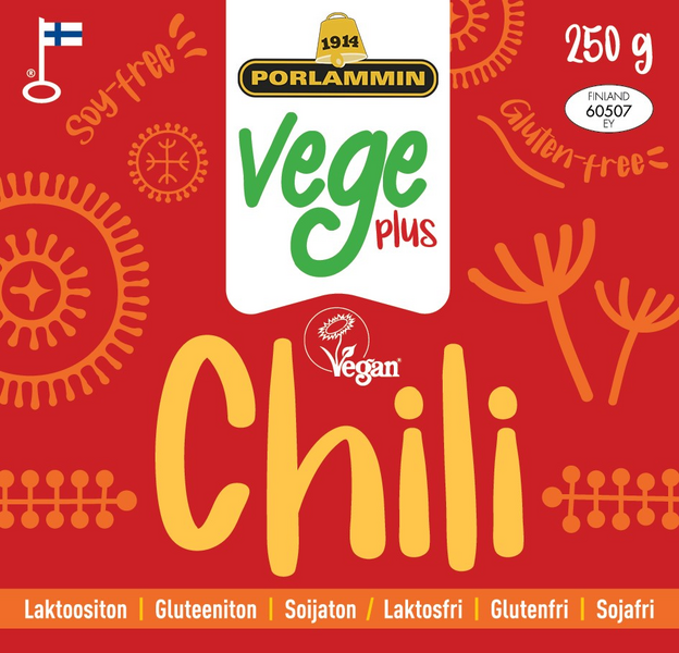 Vege PLUS kasvisrasvavalmiste Chili 250g